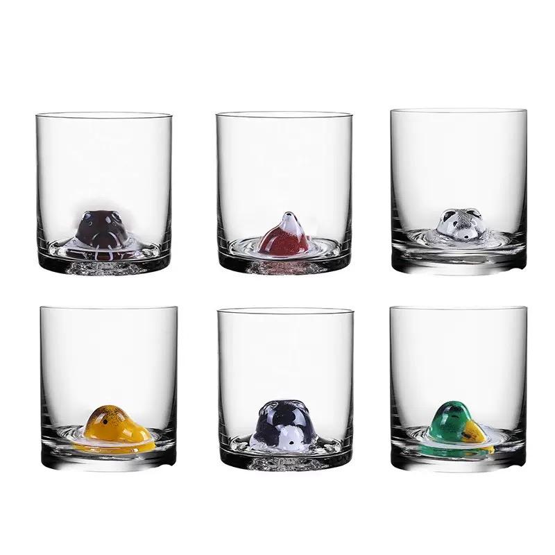 Creative 3D Animal Whiskey Glass – Lead-Free Transparent Beer Mug & Coffee Cup | Unique Drinkware Gift