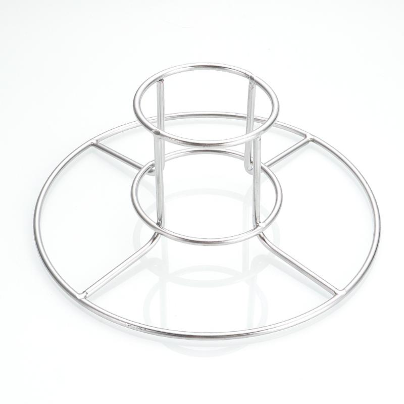 Chicken Roaster Rack Non-Stick Food Grade Stainless Steel Vertical Chicken Holder Barbecue Cooking Pans Kitchen Accessories