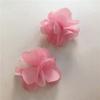 20pcs DIY Chiffon Flowers Mesh Floral Craft for Wedding Dress Hat Material Decor