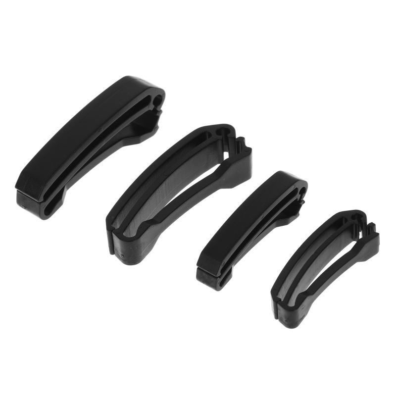 10Pcs Webbing Quick Slip Keeper Fixing Clip Plastic Buckle Strap Tail Clip Easy Use for Military Tactical Backpack