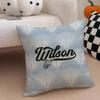 brand classic WWilson Cushion Cover Throw Pillow Cover Hidden Button Durable Polyester Chair Cushion