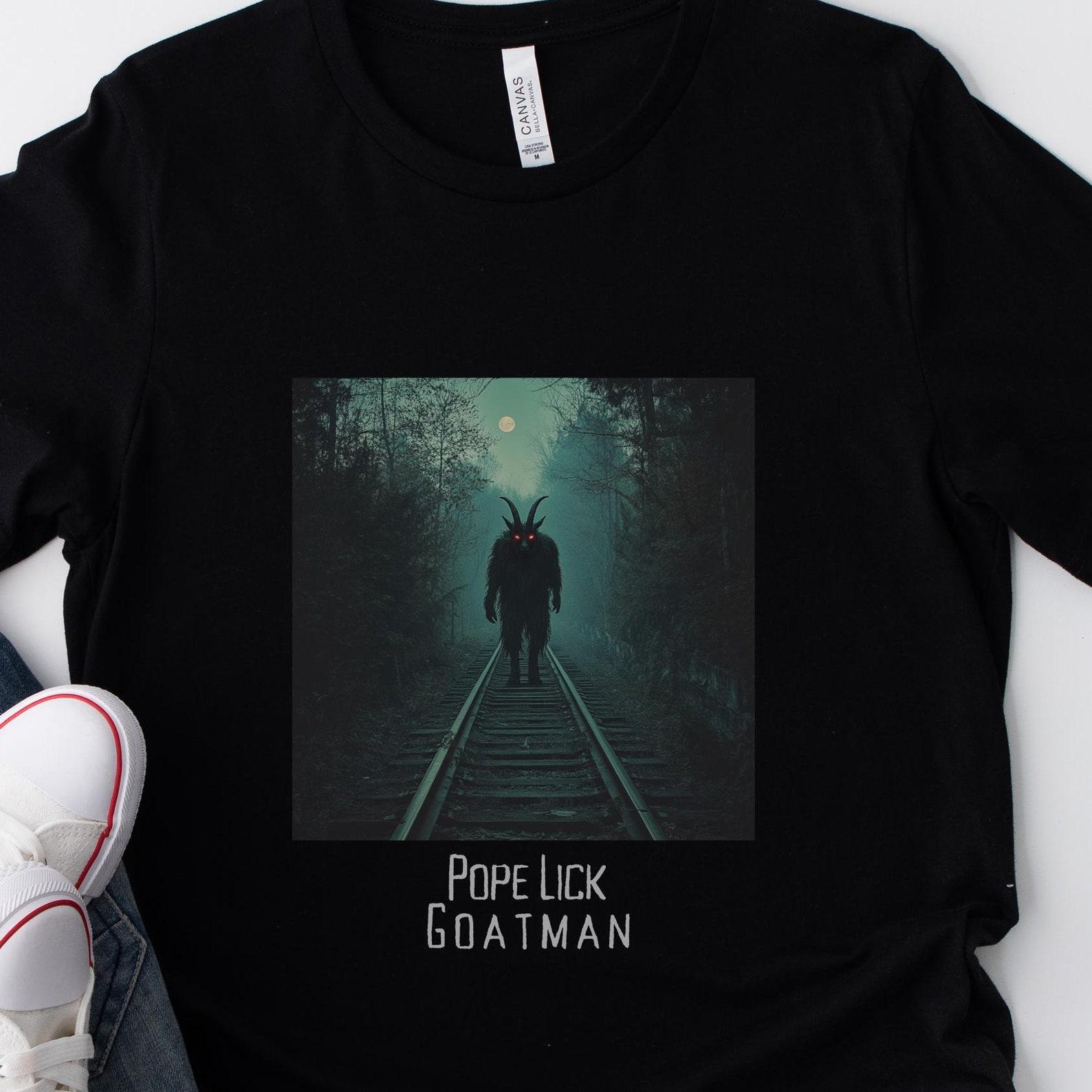 Pope Lick Goatman T-Shirt: Cryptid Urban Legend Tee 4XL