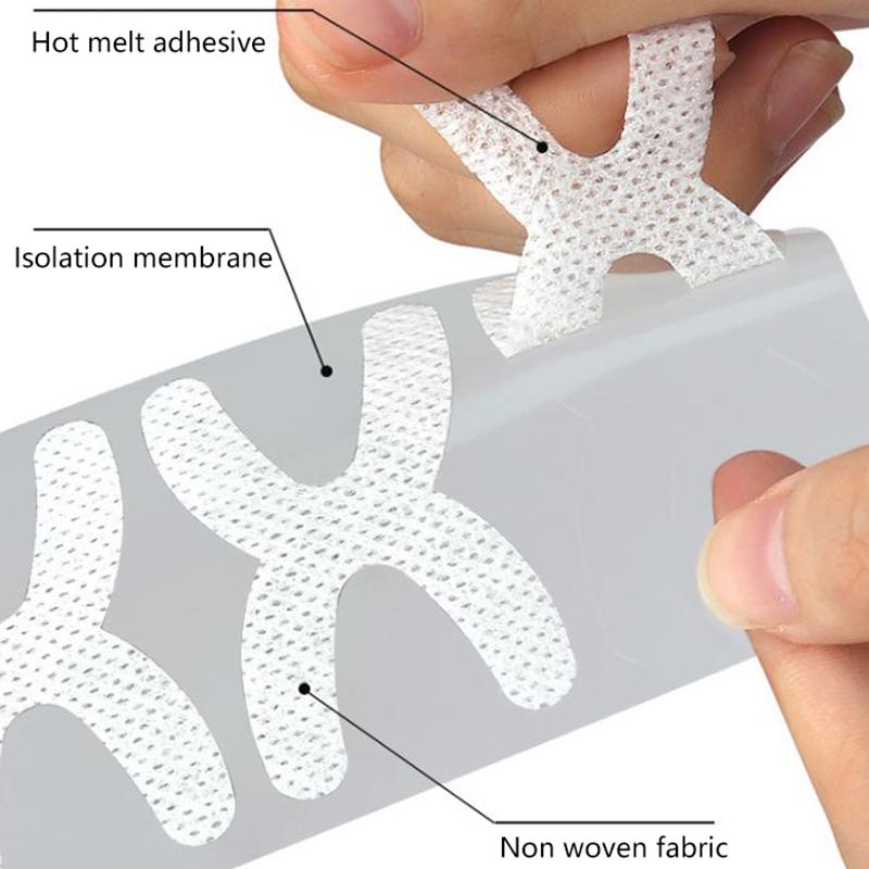 Nasenaufkleber, schmale Nasenflügel, schmale Aufkleber, handliches Gadget, schmaler dünner Nasenaufkleber, Reißen, doppelte Augenlidaufkleber