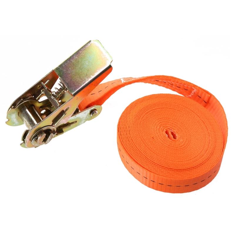 for Safe Luggage Transport Heavy-Duty Car & Truck Front Cargo Ratchet Strap with Metal Buckle - Adjustable, Secure Tie-Down