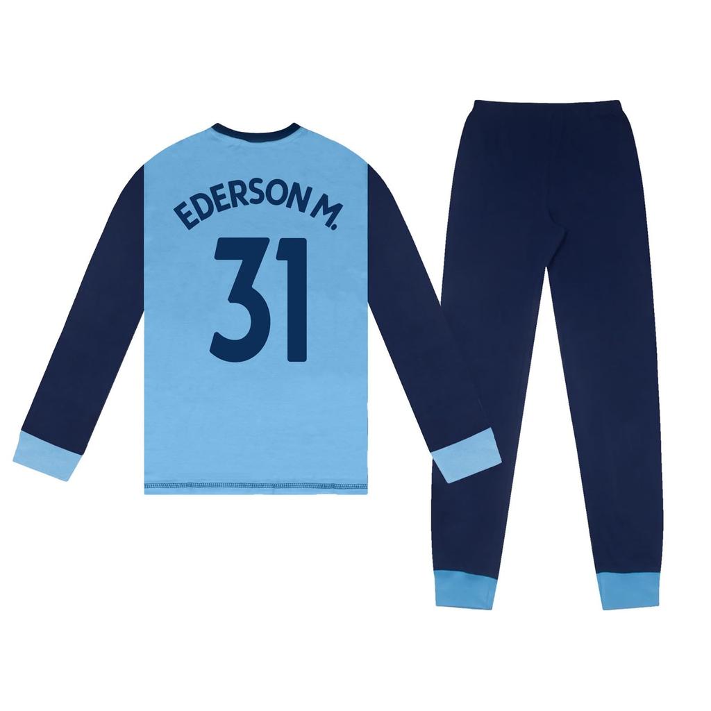 Manchester City FC Boys Ederson M. 31 Long Pyjama Set