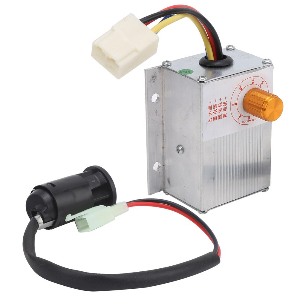 Regolatore di Velocità Controller 12V 250W con Set di Blocco Elettrico per Bicicletta Elettrica EBike