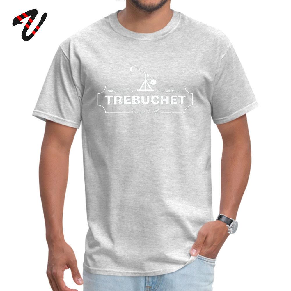 Adult Top Tshirts Trebuchet Grunge Design Classic T Shirt Kiss Round Collar Religion Sleeve Design TeeShirt Mother Day