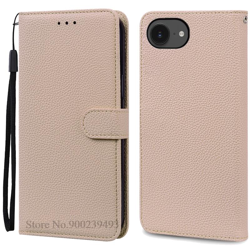 For iPhone 16e Case Leather Flip Wallet Cover For iPhone 16E Case Stand Book Fundas For iPhone 16e 16 E 2025 Phone Case Coque