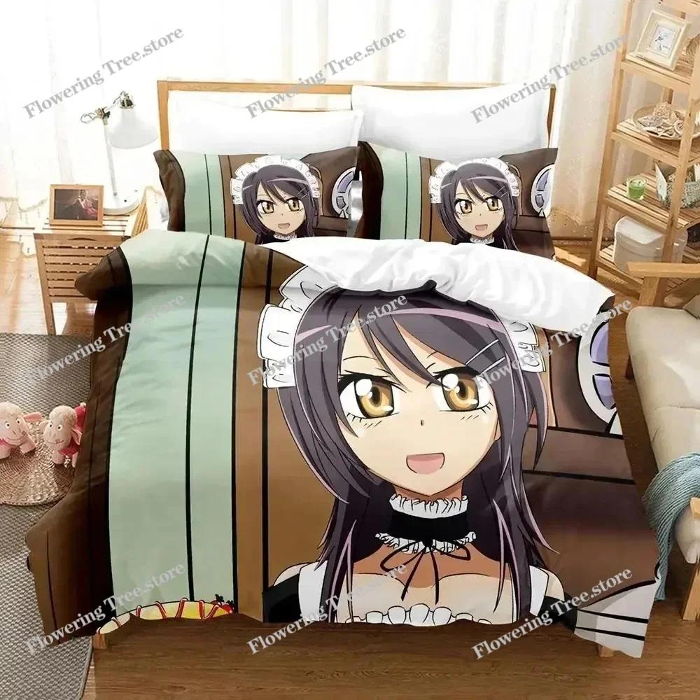 Anime Kaichou wa Maid-sama Usui Takumi Misaki Bedding Set Boys Girls Twin Queen Size Duvet Cover Pillowcase Bed Boys Adult