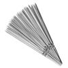 100-Pack 34cm Stainless Steel Flat BBQ Skewers