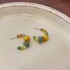 2025 stone beaded earrings summer earrings temperament versatile earrings