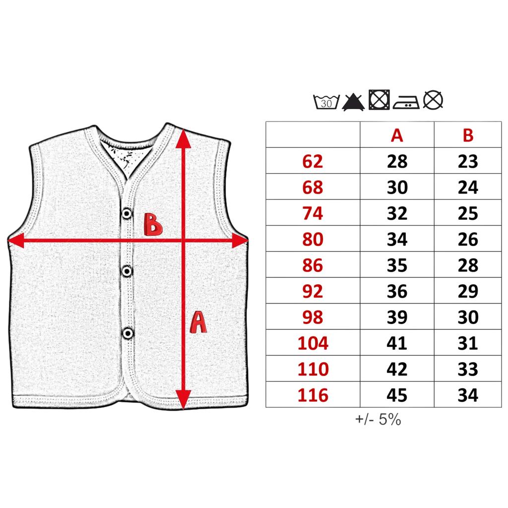 Cotton Vest 86 Sleeveless Jacket For Girls Powder Pink