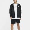 Nike Large Back Logo Zip Hoodie Sport Jacket Men Tops Black CZ8677-010