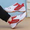 Sapatos de Badminton Unissex Quadra Interna Esportes Sola de Borracha Antiderrapante Cabedal de Malha Respirável Leve Design de Corte Baixo