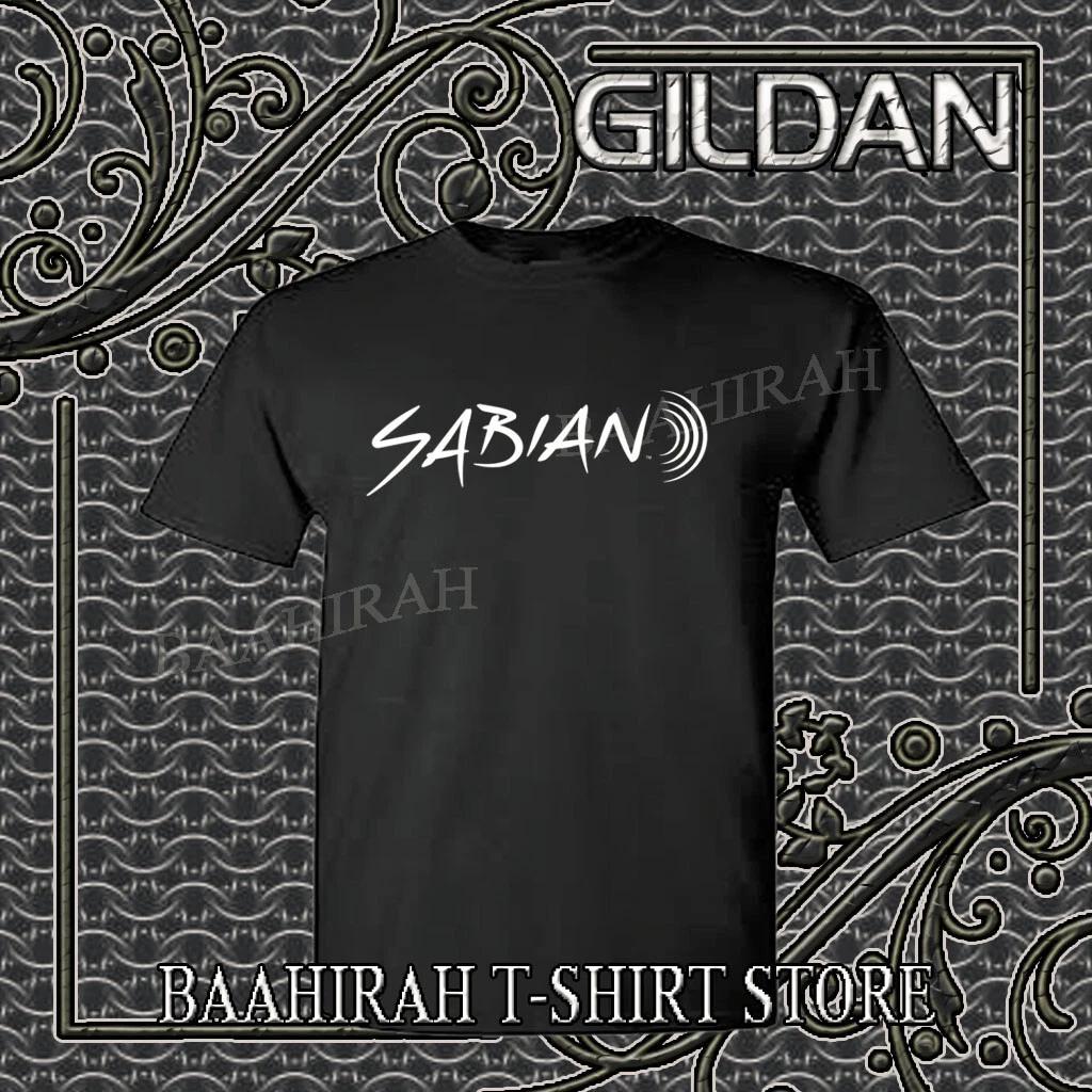 New Sabian Cymbals Drums logo American Funny T-Shirt Size S to 5XL M