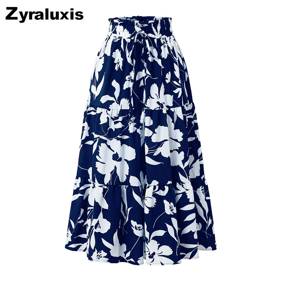 Jupe Midi Coupe A Ample d'Été Robe Plissée Haut de Gamme pour Femmes