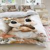 Cute Squirrel Bedding Set Soft Polyester Duvet Cover Set Quilt Cover With Pillowcase For Bedroom Decor Birthday Gift For Girls