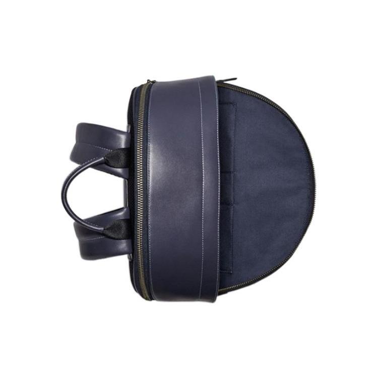 New COACH West Artificial Leather Backpack Large Men's Denim Blue & Chalk White CB909-QBOIZ