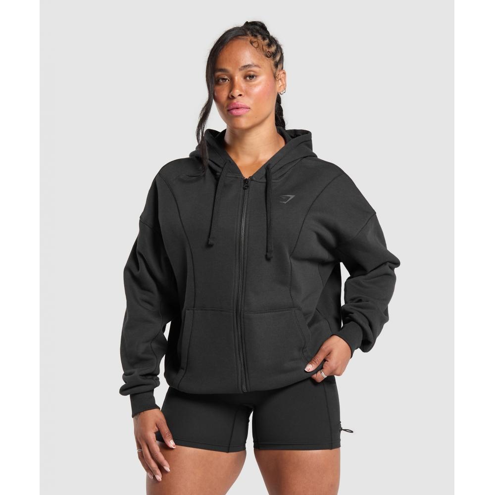 Gymshark Mikina Power Black B2b4a Bb2j
