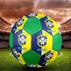 Pallone da Calcio Indoor CBF Brasile Colorato Per Tutte le Età Misura 5 Cucito a Macchina PVC Pronto per la Competizione Resistente Alto Rimbalzo