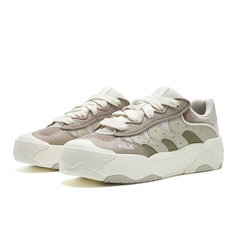 Fila Omelette Fashion Retro Personality Trend Classic Versatile Comfortable Casual Women Sneaker Brown F12W542203FLO