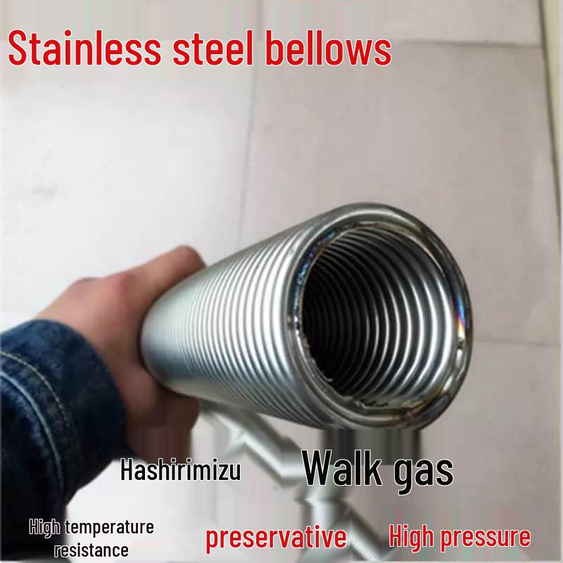 Stainless Steel 304/316 Metal Hose Bellows Smooth Tube for Water, Oil, Gas, and Steam