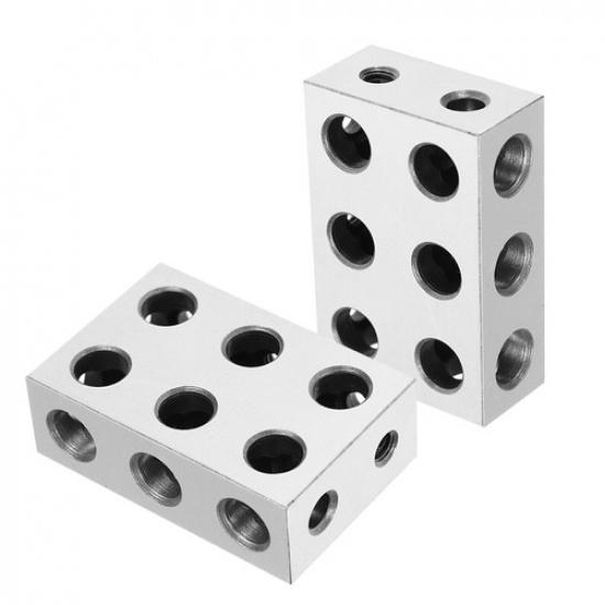 MATCHED PAIRS 1-2-3 123 BLOCK Set 11 HOLES 0.0002" ULTRA PRECISION