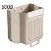 Wall Mounted Kitchen Bin Cabinet Trash Bin, Compact Hanging Garbage Can, Foldable Over The Door Space Saving Container for Bathroom Office And