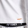 YONEX 245Tl003F White Women'S Crop Long Sleeve T-Shirt With Bartack Design