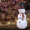 Christmas Blow Up Yard Decorations 7.8 Ft Giant Lawn Ornament Snowman Decor With Light Hat And Scarf For Lawn Porch Winter Party