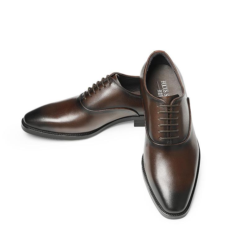 Men's Leather Shoes Men's Leather Business Dress British Style Cowhide Summer Men's Shoes