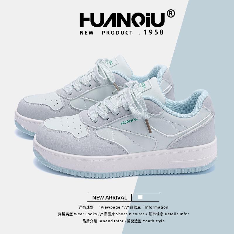 Global retro board shoes women's ZHQ68215 new popular spring season platform women's shoes versatile fashion casual shoes