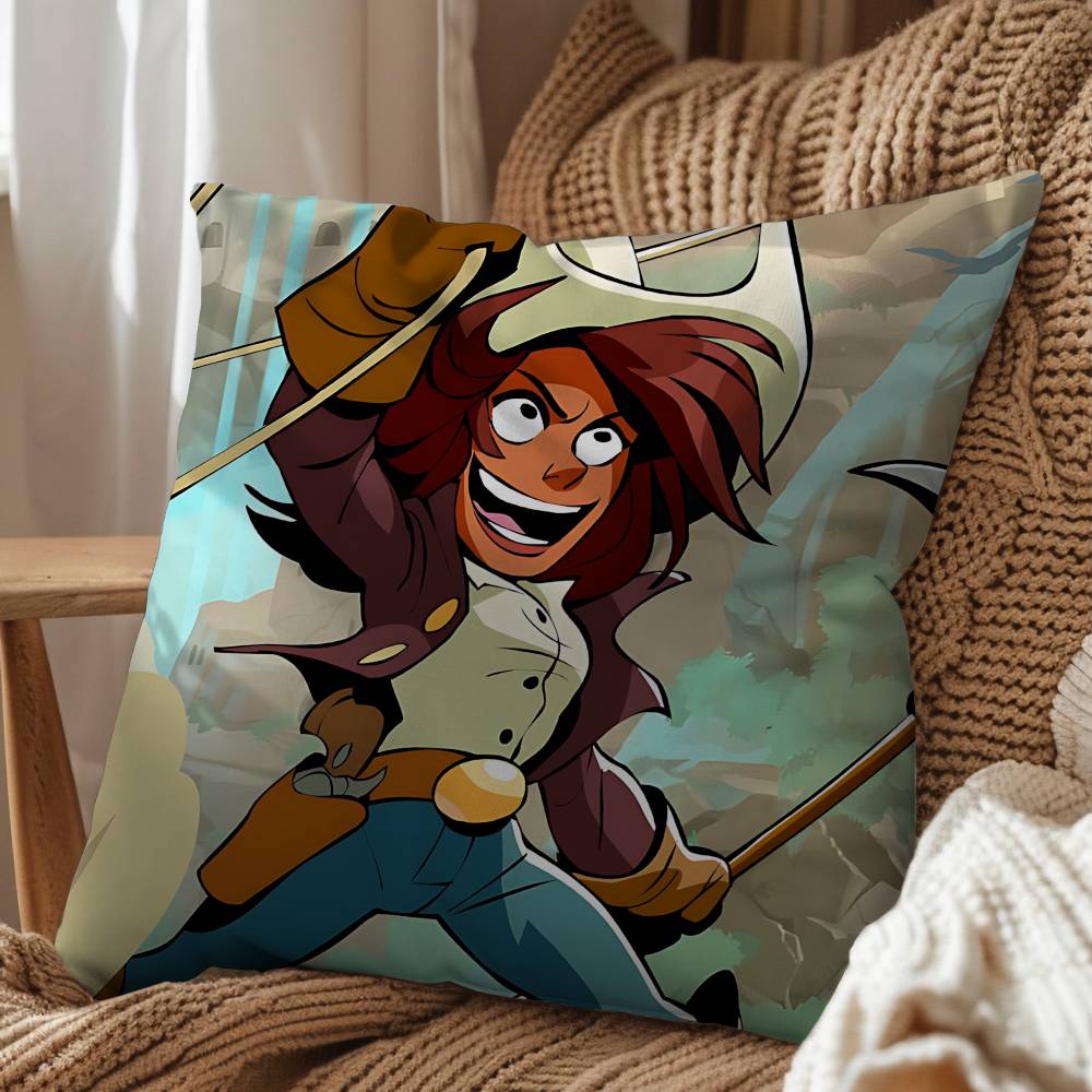 game Teros Imugi Mordex Brawlhalla Pillow Case Antidustmite Pillowcase Invisible zipper silky short plush Sofa cushion cover