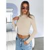 JPNTKY Women's Fashion Casual Spring Autumn Solid Color Print Short Sleeve O-Neck Blouses & Shirts