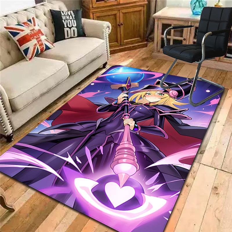 Dark Magician Girl Rug Floor Mat for Living Room or Bedroom Soft and Comfortable Carpet a Gift for Birthday and Holiday.NFF0928637