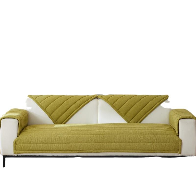 Подушка на диван из плюша Тедди Осенне-зимняя утолщенная подушка Чехол на кожаный диван — фото 7