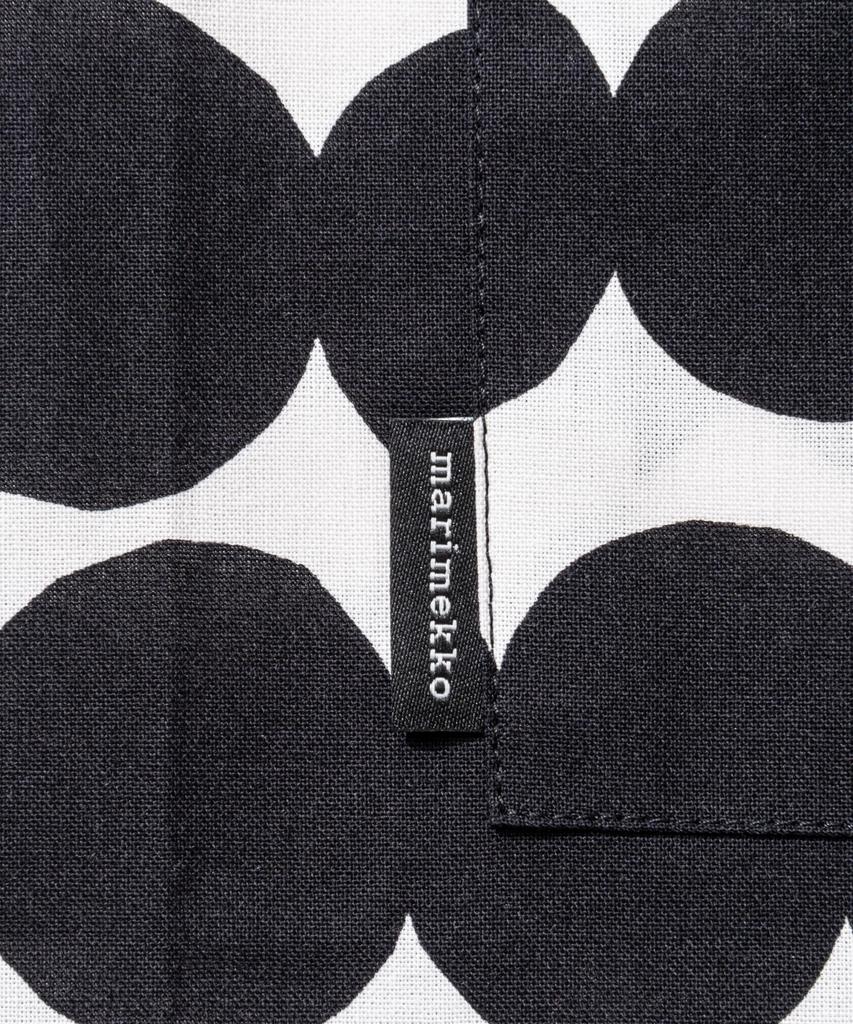 Marimekko 3-Piece Set (2 Aprons and Mittens) 071708 RASYMATTO WHITE/BLACK [Parallel Import]