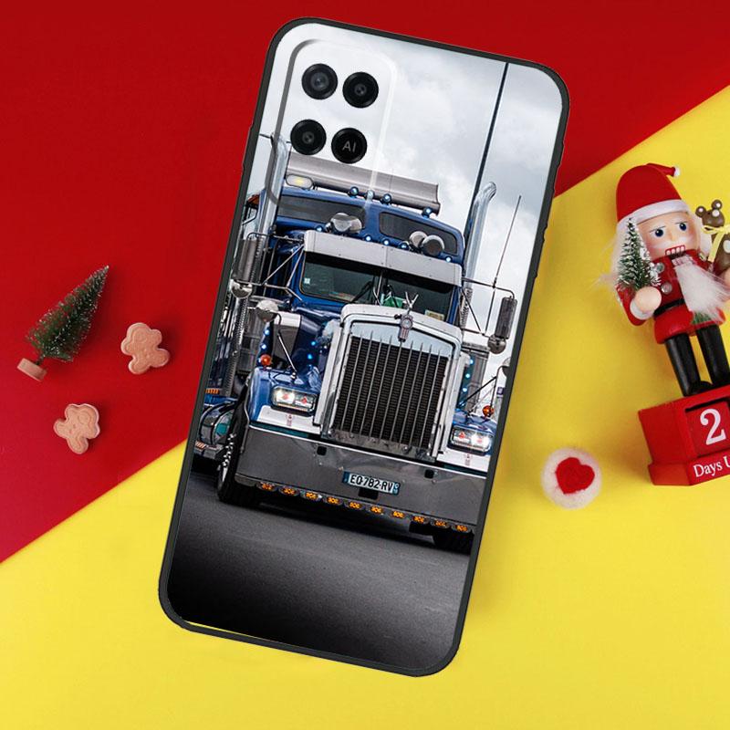Cool Heavy Truck Car Case For Oppo A94 A74 A54 A60 A40 A80 A16 A76 A96 A98 A58 A78 A18 A38 A57 A17 A15 A5 A6 Pro