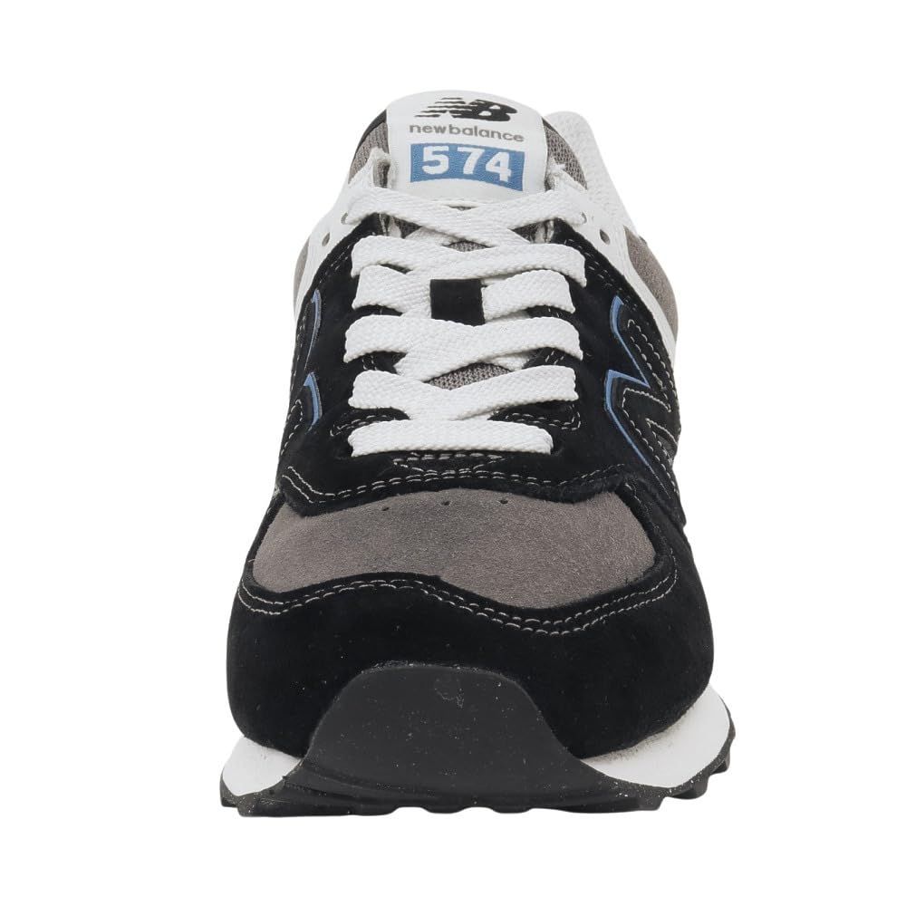 New Balance Sneakers 574 Black/Blue Agate U574QRB Width D 28.0cm