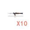 Building Blocks Weapons Accessory Soldier Digital Gift Ninja Sword Mortar Cannon Missile Launcher RPG Toys Mini Brick X006