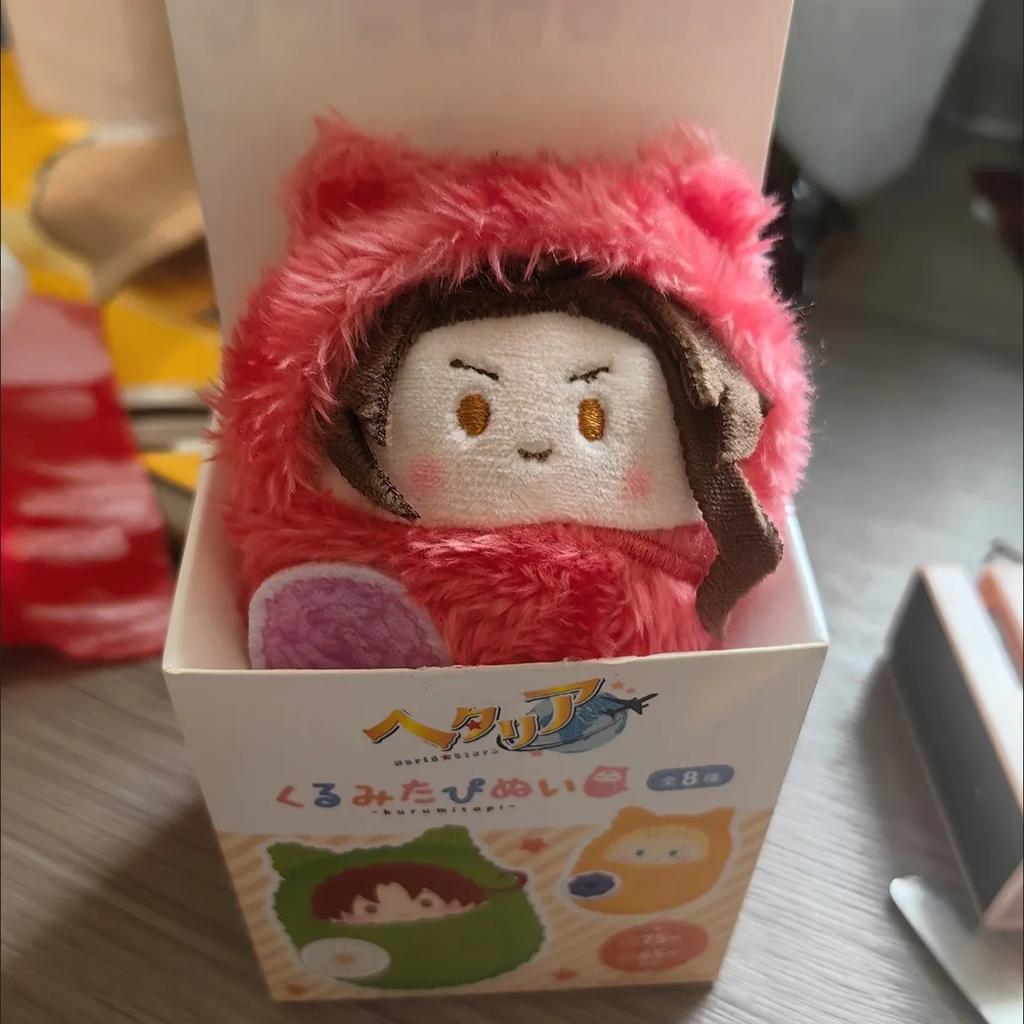 Anime Hetalia Axis Powers Mini Pluszowa Lalka Alfred F. Jones Ivan Braginsky Cosplay Pluszowa Zabawka Z Pudełkiem