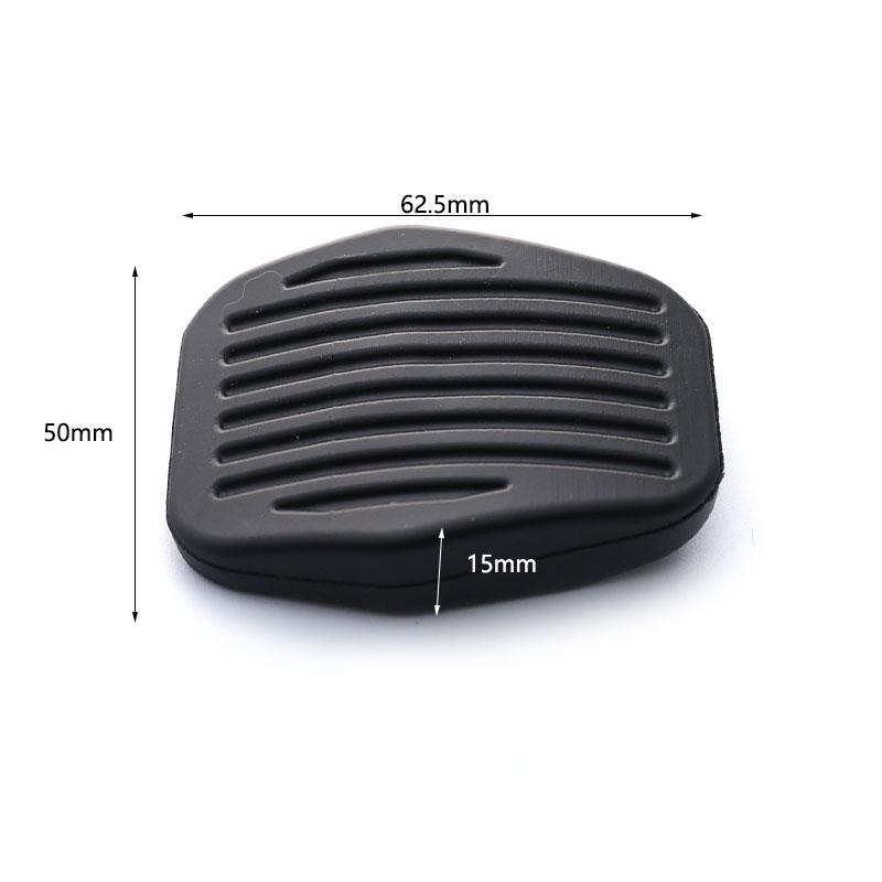 2Pcs Car Brake Clutch Pedal Rubber Pad Cover Car-Styling Accessories Mk2 Cmax