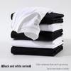 300g Gekämmte Baumwolle Rundhals Kurzarm T-Shirt, Sommer Einfarbiges Basic Tee mit Individuellem Druck