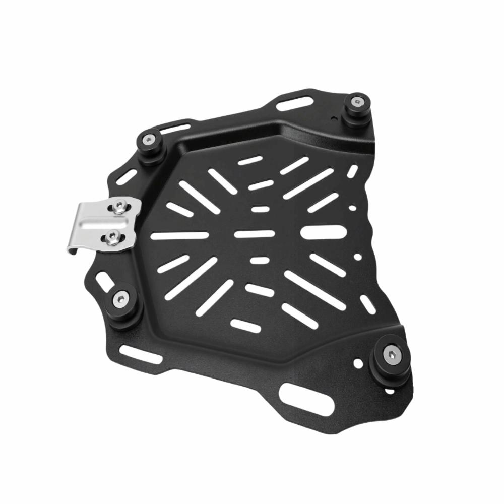 Carbon Steel Motorcycle Tail Box Base Paint Coat Finish Quick Release Base Plate Rear Tail Box Use