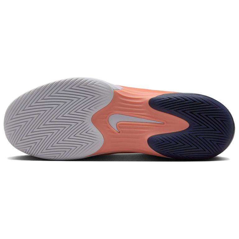 Nike Court Air Zoom Vapor 12 HC Apricot Agate Obsidian Men Sneakers Orange White Denim-Turquoise FV5552-800