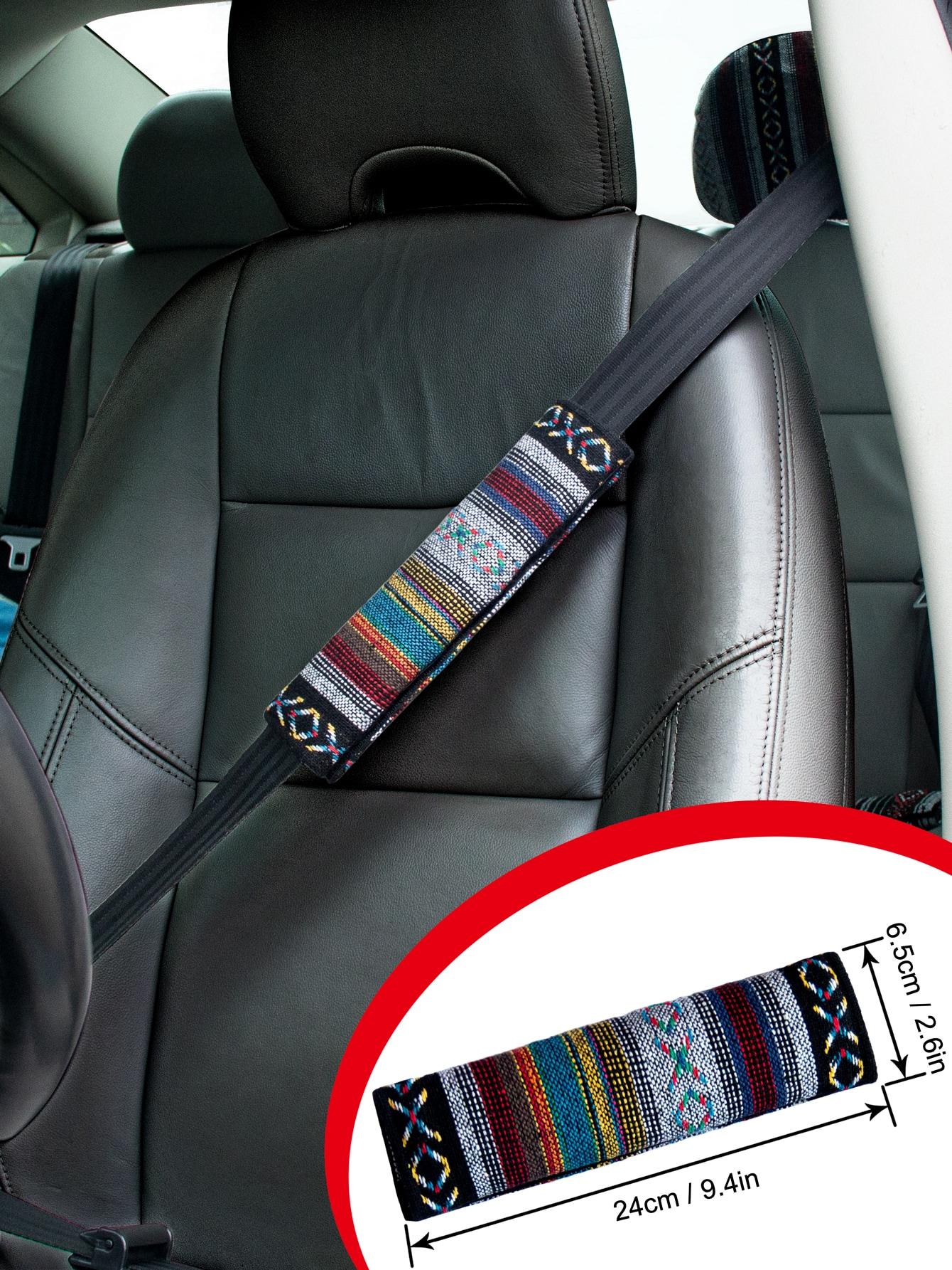 Ethnic Style Car Safety Belts Shoulder straps Comfortable Protective Polyester Shoulder Protectors Cross-Border Trade
