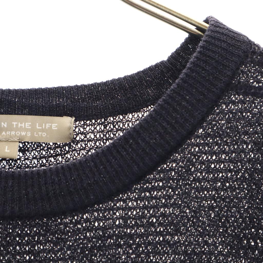 O zi din viață UNITED ARROWS in Mânecă scurtă tricot de vară L Bleumarin Bărbați Folosit