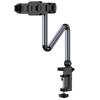 Adjustable 360° Rotating Metal Phone & Tablet Stand for Bedside or Desktop Use