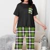 Women's Home Wear Set Thin Simple Casual Pajamas Two-piece Set