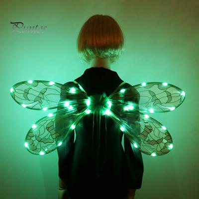 Víla Wings Ženy Zářící Kostým Křídla vážky Lehký Prodyšný Doplňky k oblékání na večírky Cosplay Vystoupení